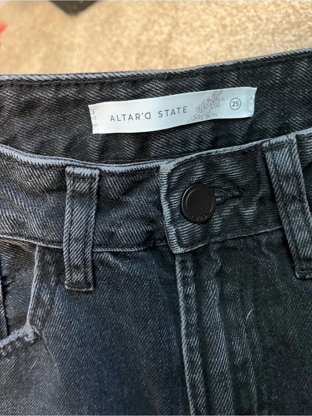 Altr’d State black distressed jeans - Picture 2 of 3
